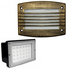 Φωτιστικό Χωνευτό Ορθογώνιο LED 1.4W 230V 3100K Θερμό Φως Αλουμινίου Ρουστίκ 9675 IP54